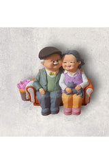 Elderly Couple Figurine - Sweet Retro Home Decor & Gift