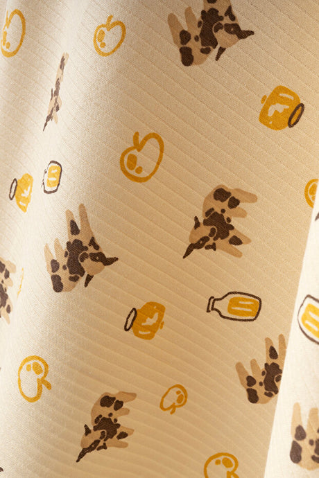 80x90 cm 100% Cotton Baby Blanket with Cow Print