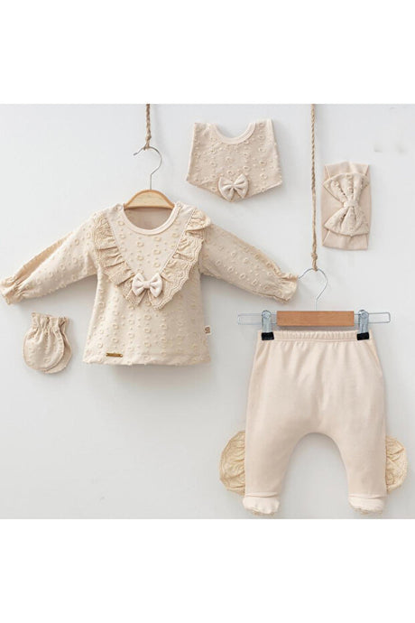 Newborn Hospital Exit 5-Piece Baby Clothing Set - 0-3 Months