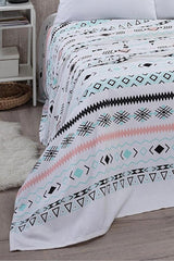 Fierce Single Pique Bed Cover - 170x230cm Geometric