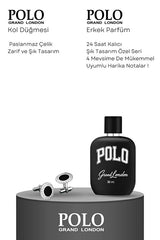 Men's Luxury Leather 5-Piece Gift Set - Belt, Wallet, Perfume