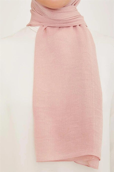 Schimmernder formeller Schal - Faltenresistentes Pink