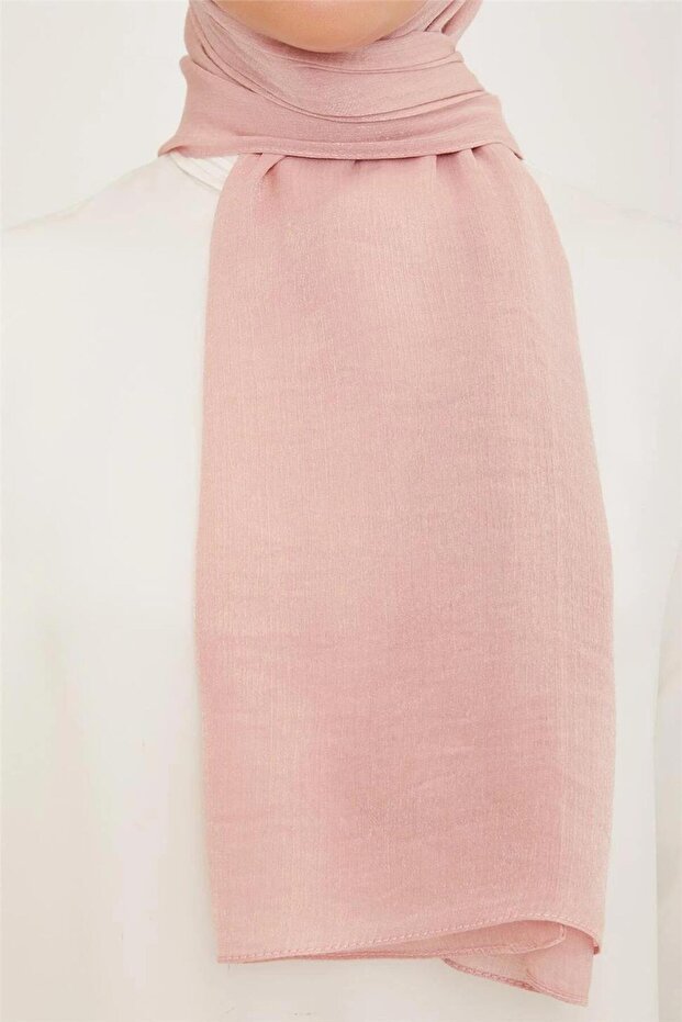 Schimmernder formeller Schal - Faltenresistentes Pink