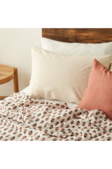 Jane Cotton Printed Quilted Blanket - 200x220 cm