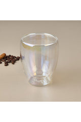 Iridescent Double Walled Borosilicate Glass - 350ml
