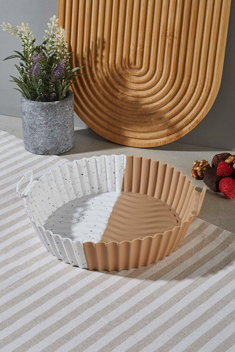 Reusable Silicone Air Fryer Basket - Non-Stick & Heat Resistant