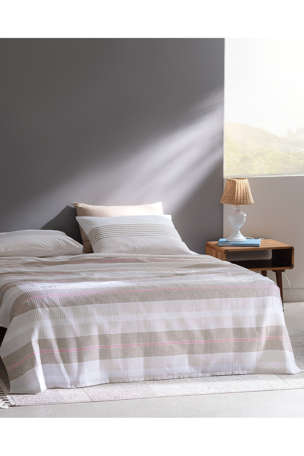 Henri Double Cotton Lyocell Pike Set - Beige