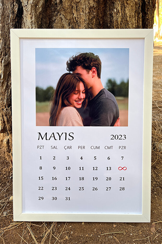 Personalized Photo Calendar Frame - May 2023 Special Gift