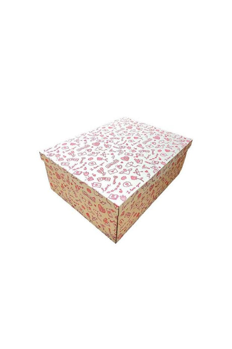 Valentine's Day Love Symbol Gift Box - 40x30x15cm