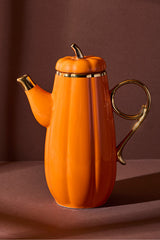 Porcelain Pumpkin-Lid Oil Dispenser - 1550ml Capacity