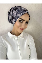 Patterned Tie-Back Headscarf - Soft & Stylish ()