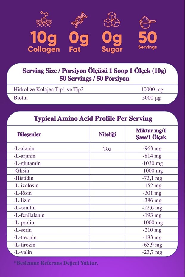 Hydrolyzované kolagenové peptidy v prášku - 500g (50 porcí)
