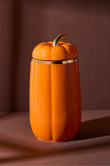 Pumpkin XL Lidded Porcelain Jar - Decorative Storage
