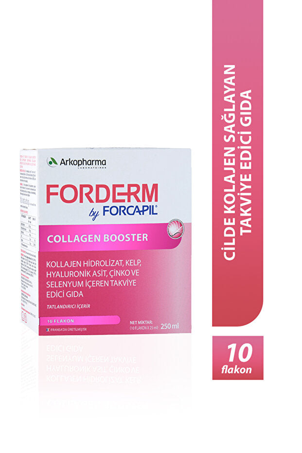 Forderm by Forcapil Collagen Booster - 10 Liquid Flacons