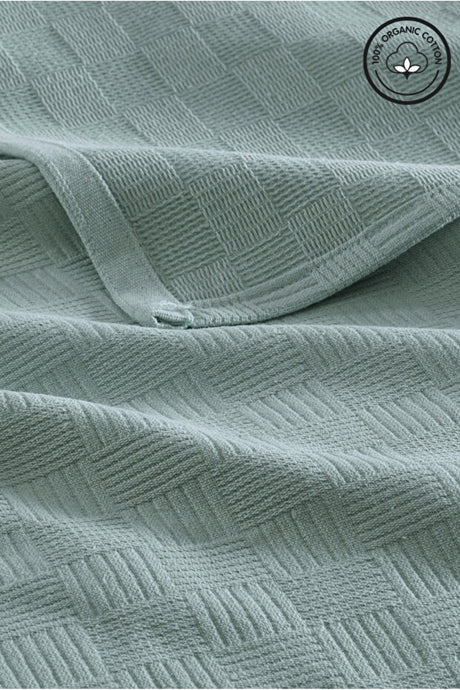 Double Size Organic Cotton Pike Bedspread - 200x230cm
