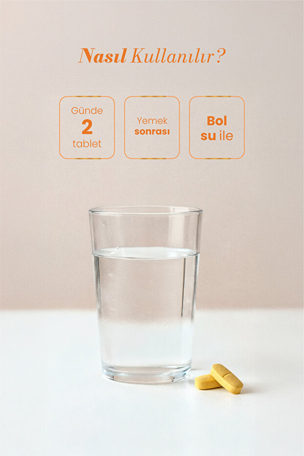 Tablettes Immun Collagène Curcumin - 30 Comptes pour l'Immunité