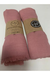 Neo Soft Cotton Scarf - Pink