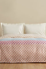 Dace 100% Cotton Double Bed Pike - Multicolor Geometric, 200x220 cm