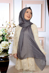 Shiny Striped Chiffon Shawl for Daily & Evening