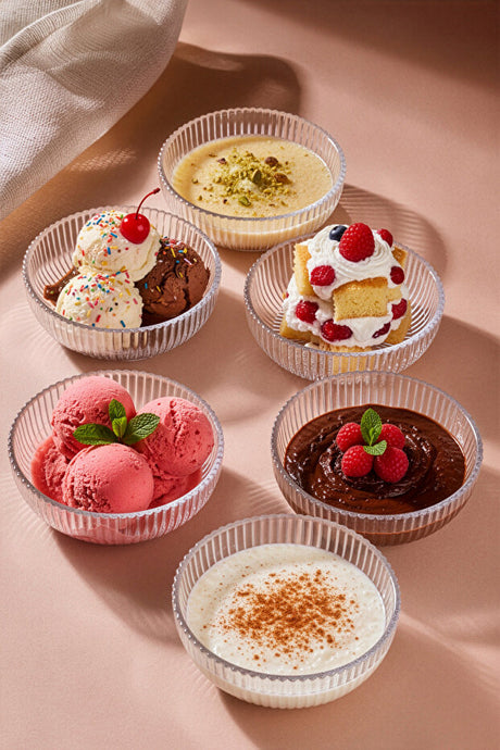 Bonito 6-Piece Glass Sauce & Breakfast Bowl Set, 10cm