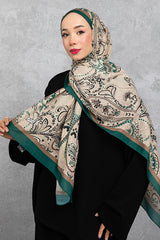Retro Ethnic Pattern Cotton Scarf - Soft & Elegant ()