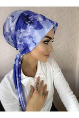 Patterned Tie-Back Shawl - Soft & Durable Fabric