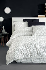 Points 100% Cotton King Size Duvet Cover Set - 240x220 cm