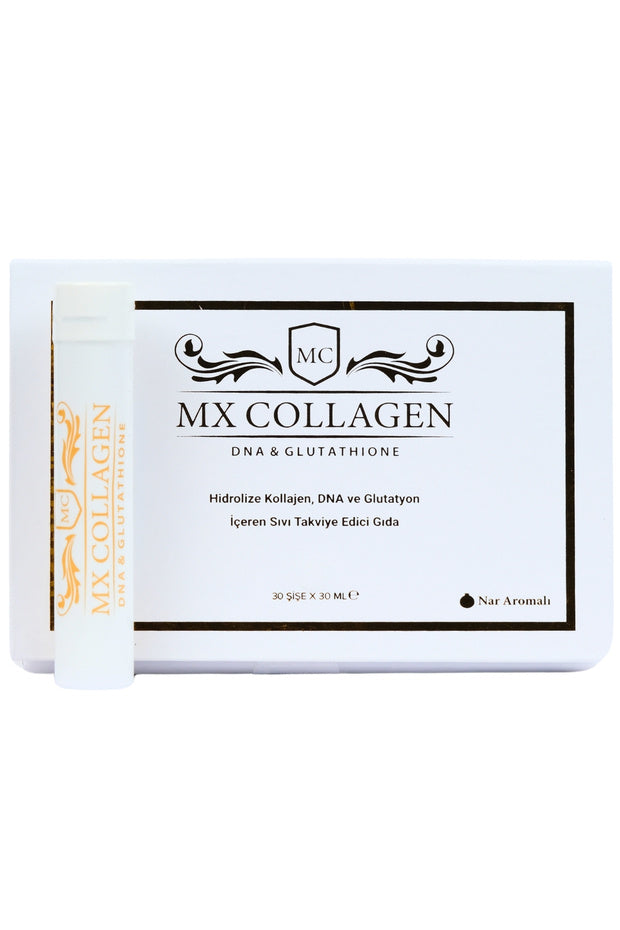 MX Collagen Fish Collagen Drink - Salmon DNA, Glutathione (30 x 30ml)