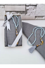 Elegant Shawl & Pearl Tesbih Gift Set