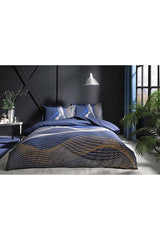 Resumo Single Duvet Cover Set - 100% Cotton, Modern Wave Design