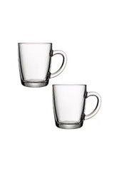 Pasabahce Professional Recycled Handled Turkish Tea Glass Set - 2-Pack