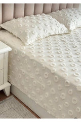 Pom-pom Double Pique Set - Soft & Breathable Cotton