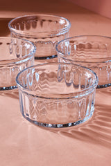 Ramekin 4-Piece Oven Dish Set - 10x5 cm, 0.2 L Borosilicate Glass