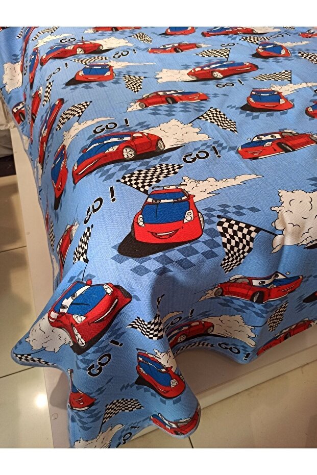 Kids' Go Car 100% Cotton Single Pike - 150x240 cm