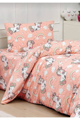 Unicorn Single Size Fitted Duvet Cover Set