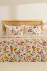 Piko Double Duvet Cover Set - Floral Design, 4-Piece