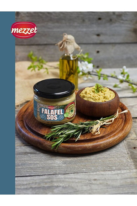 Falafel Dip Sauce - Vegan, Chickpea-Rich & Preservative-Free 280g