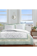 Hamlet Sateen Double Duvet Cover Set - 100% Cotton Indigo