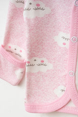 Baby Cloud Print 3-Piece Outfit Set for 0-3 Months