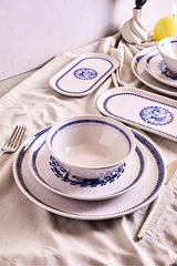 French Vintage 8 Piece Dinner Set for 2 People