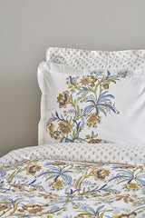 Indra 100% Cotton Single Duvet Cover Set - Floral