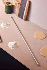 85 cm Professional Stainless Steel Rolling Pin - Non-Stick Dough Roller
