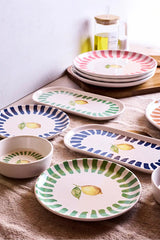 Lemon Motif 10-Piece Breakfast Set for Four