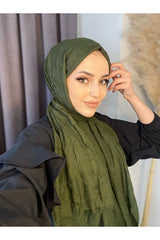 Bamboo Crinkled Shawl - Lightweight & Breathable