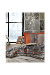 Folk Art Double Duvet Cover Set - True Cinnamon