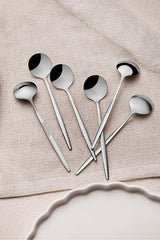 Stainless Steel Cocktail Spoons - 6 Piece Set