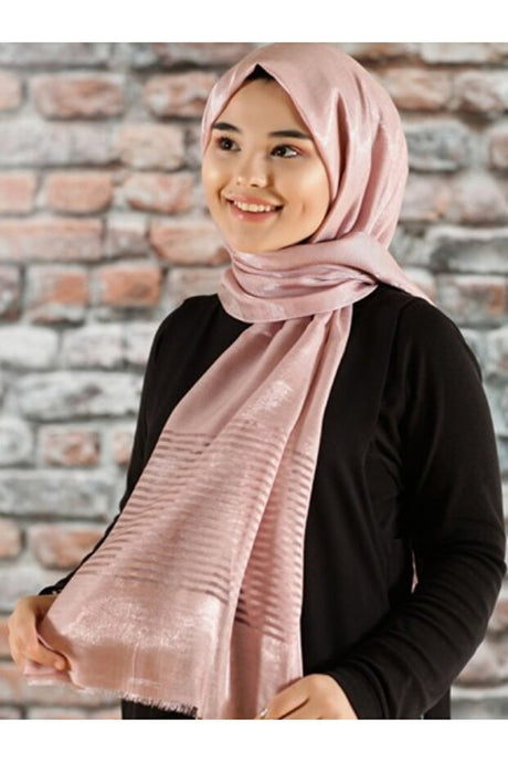 Hayal Pink Evening Shawl - Lightweight Polyester