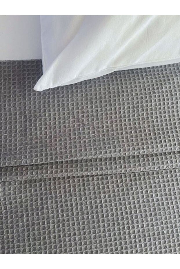 Double Waffle Pique Bedspread - 100% Organic Cotton