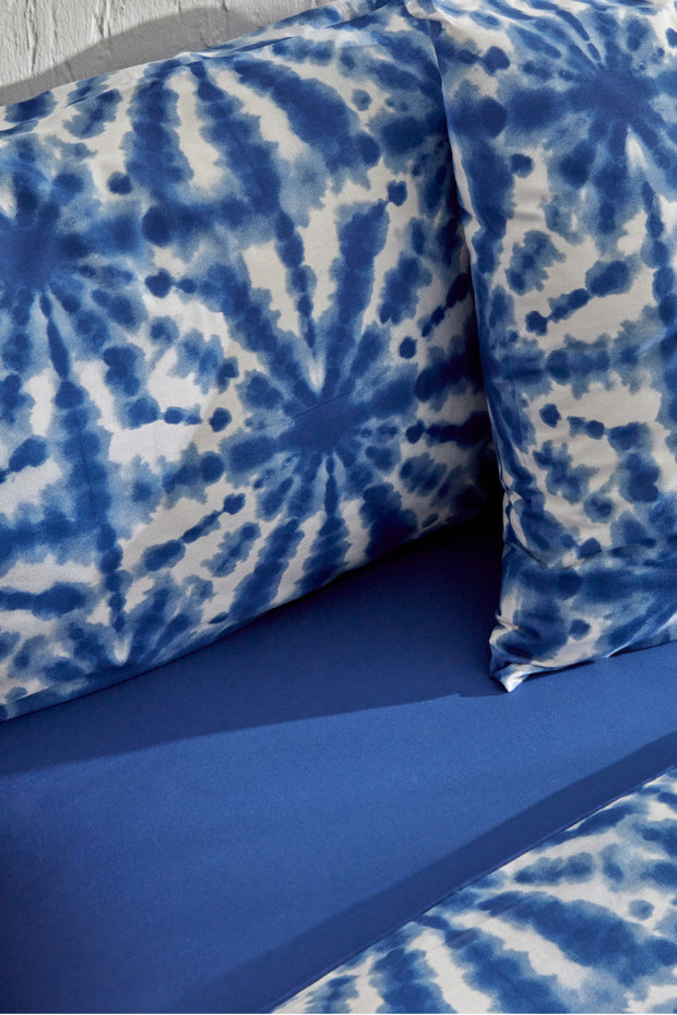 Sanchez Single 100% Cotton Tie-Dye Duvet Cover Set