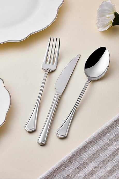 18-Piece Stainless Steel Flatware Set for 6 People
